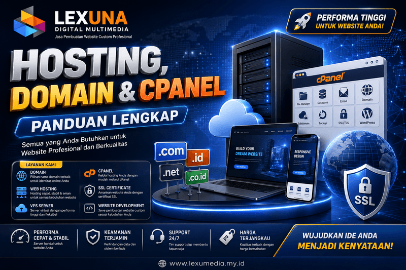 Hosting, Domain & cPanel: Panduan Lengkap